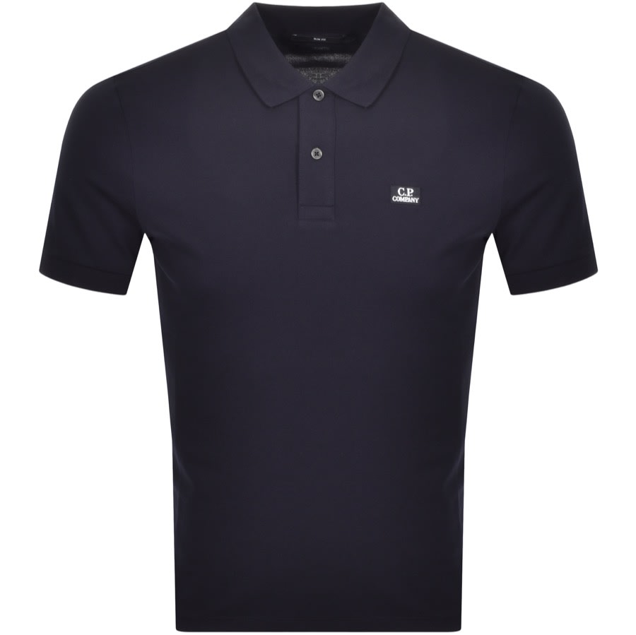 Alternative Image for ProductCP Company Logo Short Sleeved Polo Navy1